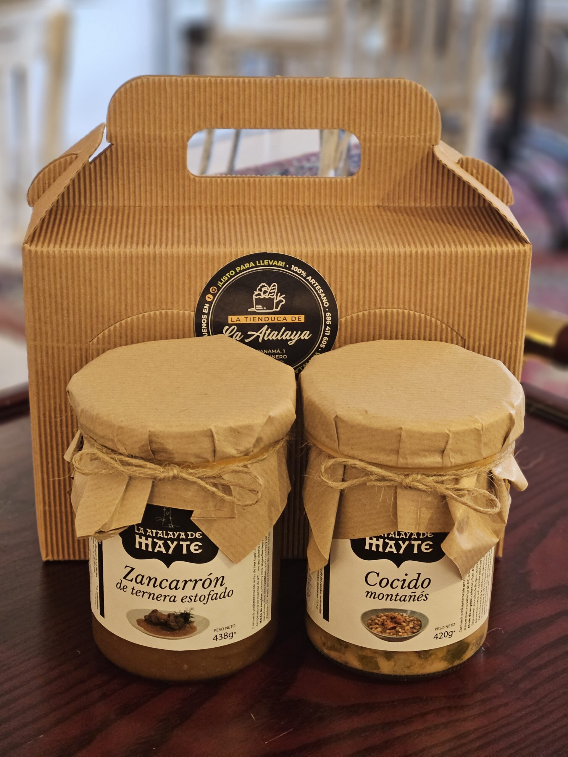 Pack de cocido montañés y zancarrón estofado elaborado en cocina tradicional