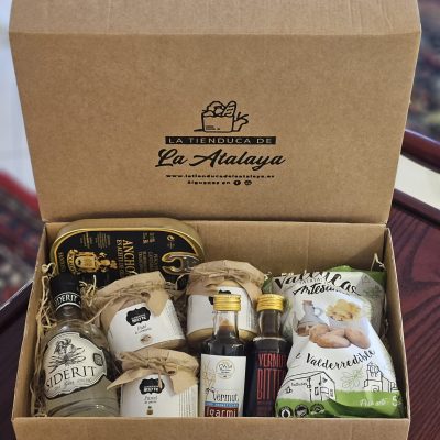 Caja Cabo Mayor con productos de Cantabria para aperitivo gourmet