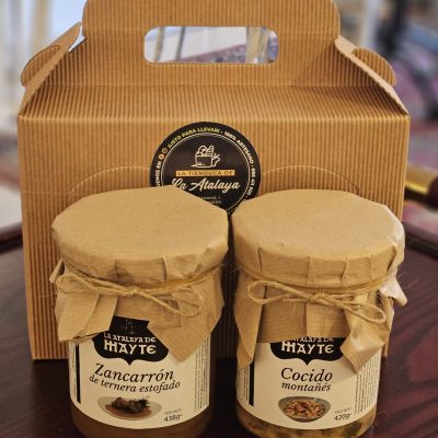 Pack de cocido montañés y zancarrón estofado elaborado en cocina tradicional